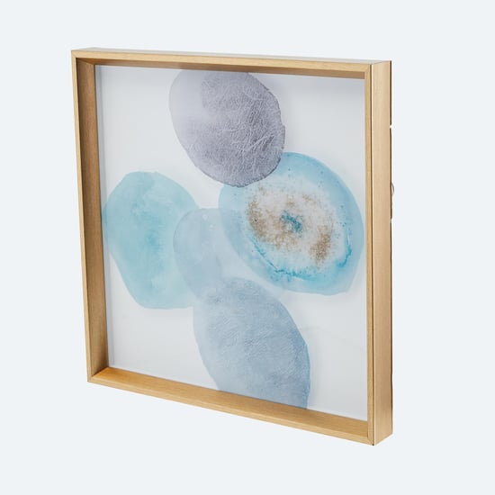 Artistry Marine Abstract Wood Hanging Picture Frame - 40x40cm