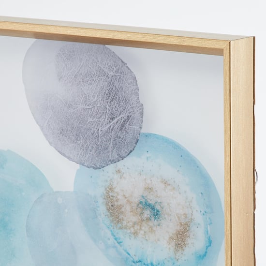 Artistry Marine Abstract Wood Hanging Picture Frame - 40x40cm