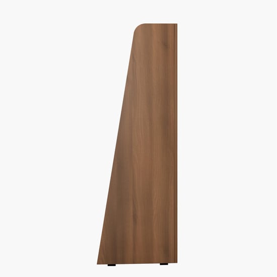 Helios Lewis Mafra 4-Tier Corner Shelf - Brown