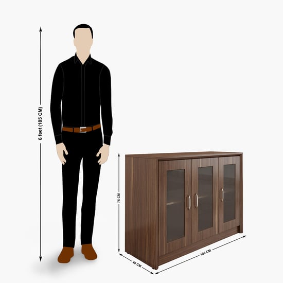 Helios Lewis Mensola Sideboard - Brown