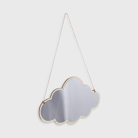 Corsica Slate Kids Wood Cloud Hanging Mirror - 38x25cm