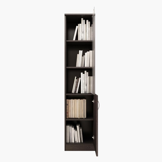 Helios Rhine Heller NXT 5-Tier Book Cabinet - Brown