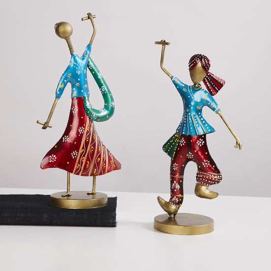 Corsica Mystic India Set of 2 Metal Couple Figurine