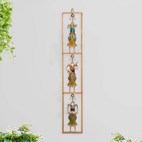 Corsica Mystic India Metal Doll Wall Accent