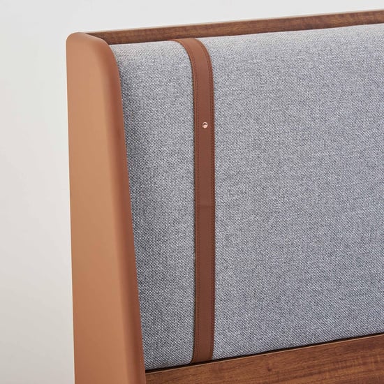 Serenity Frida King Bed with Box Storage - Brown