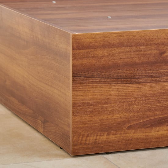 Serenity Frida King Bed with Hydraulic Storage - Brown