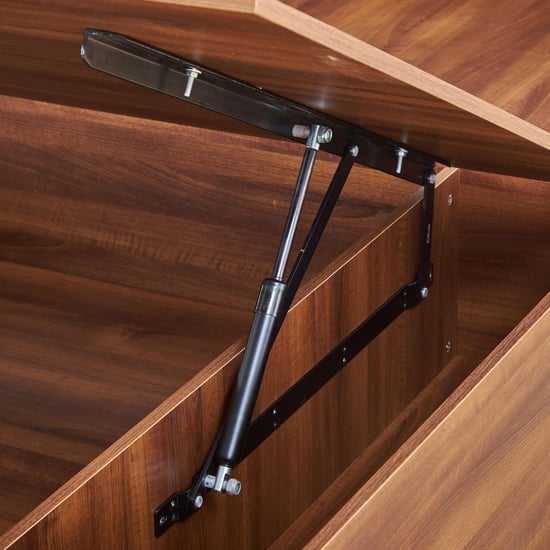 Serenity Frida King Bed with Hydraulic Storage - Brown