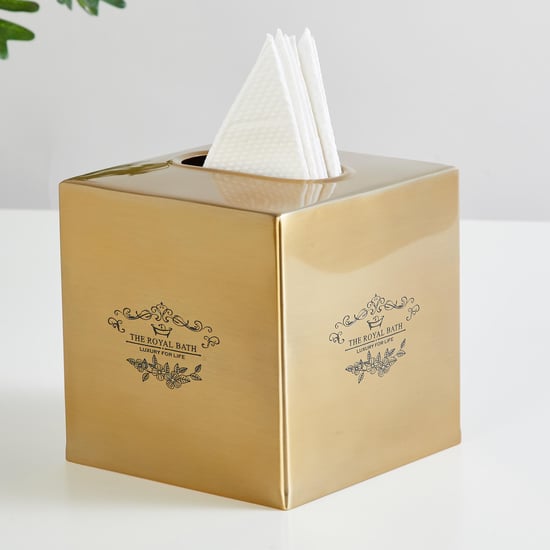 Royal Bath Stainless Steel Tissue Holder - 13x13x13cm