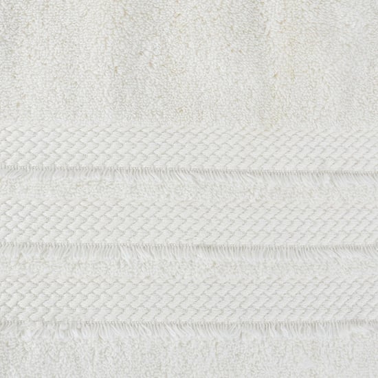 TRIDENT Soft and Plush Beige Solid Cotton Bath Towel - 76x137cm