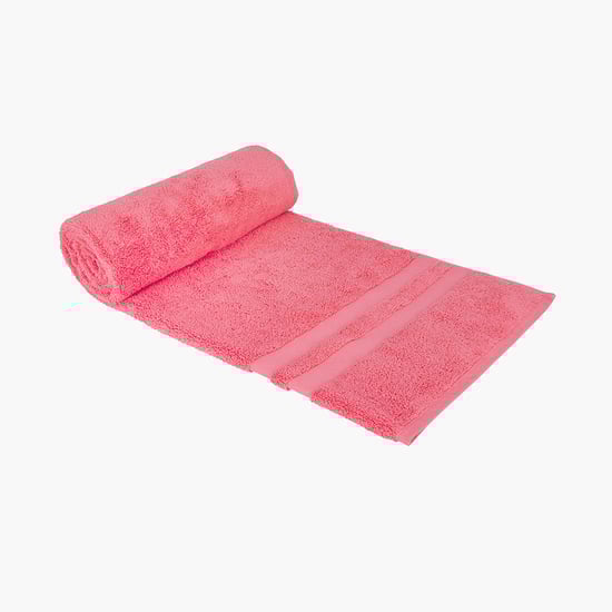 PORTICO Cloud Pink Textured Cotton Bath Towel - 75x150cm
