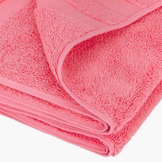 PORTICO Cloud Pink Textured Cotton Bath Towel - 75x150cm