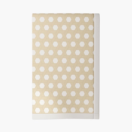 PORTICO Poppy Beige Printed Cotton Single Bed Dohar - 140x228cm