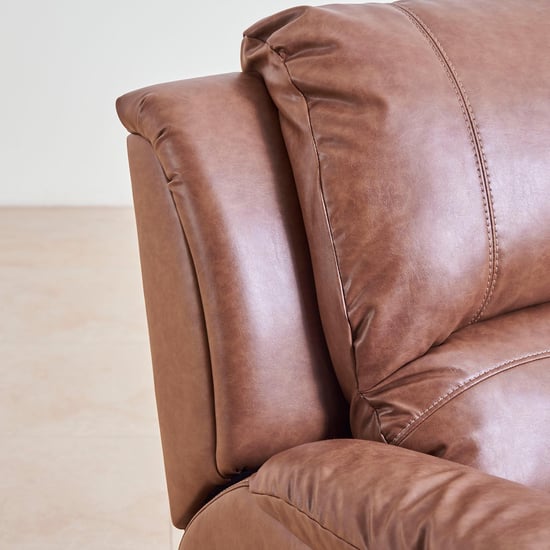 Ashby Nxt Faux Leather 1-Seater Recliner - Brown