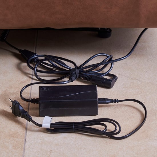 Ashby Nxt Faux Leather 1-Seater Recliner - Brown