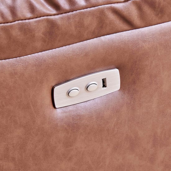 Ashby Nxt Faux Leather 1-Seater Recliner - Brown