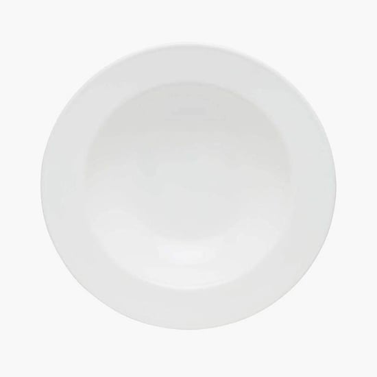 CORELLE Livingware Series White Solid Vitrella Glass Pasta Bowl - 828ml