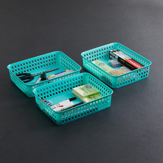 Regan Set of 3 Polypropylene Storage Baskets