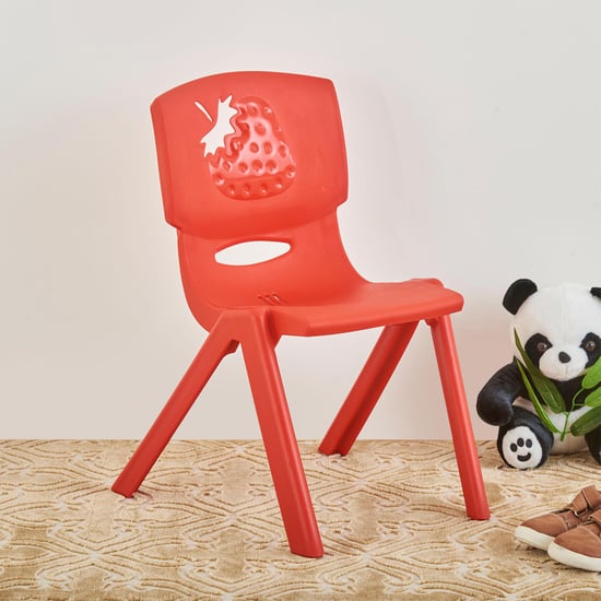 Zack Polypropylene Kids Chair - Red