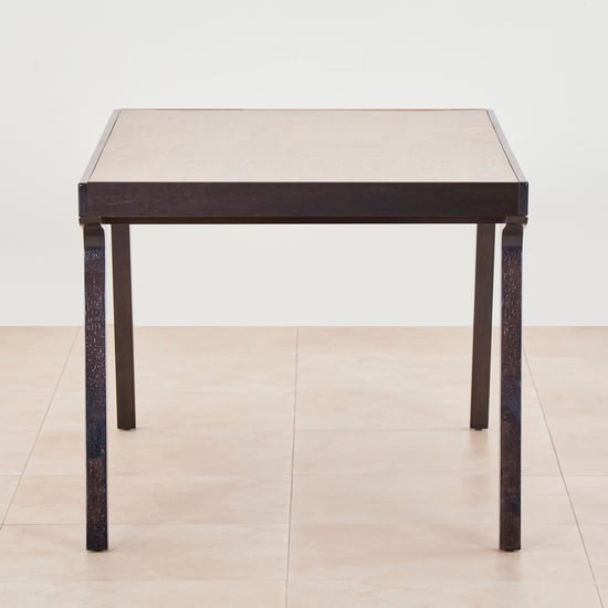 Kiro 6-Seater Dining Set with Chairs and Bench - Black