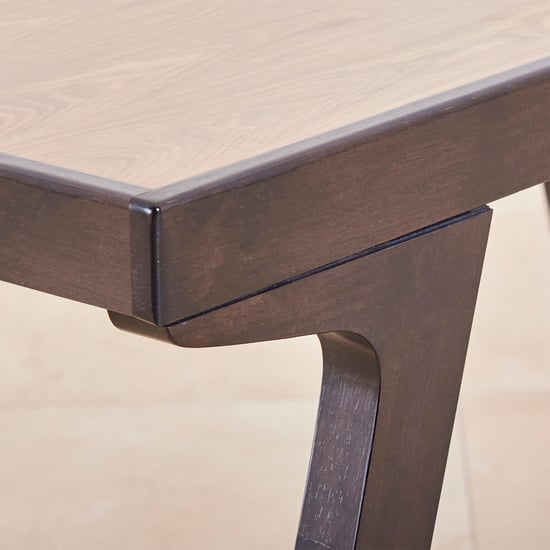 Kiro 6-Seater Dining Set with Chairs and Bench - Black