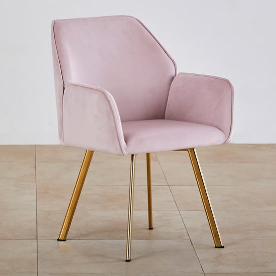 Monarch Black and Pink Glass Top 6- Seater Dining Table Set with 4 Chairs and 1 Bench