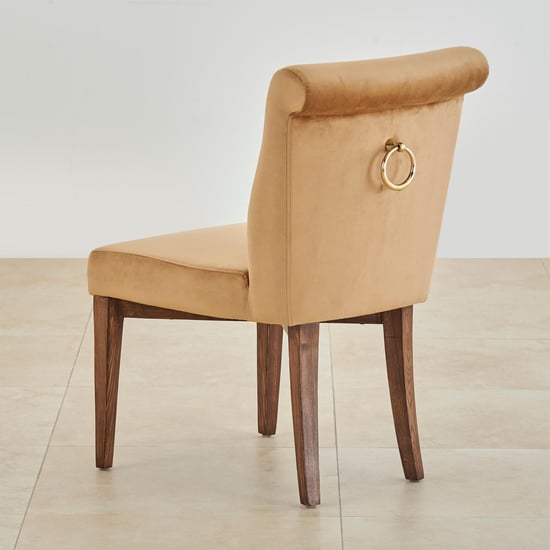 Varna Mango Wood 6-Seater Dining Set with Chairs - Brown