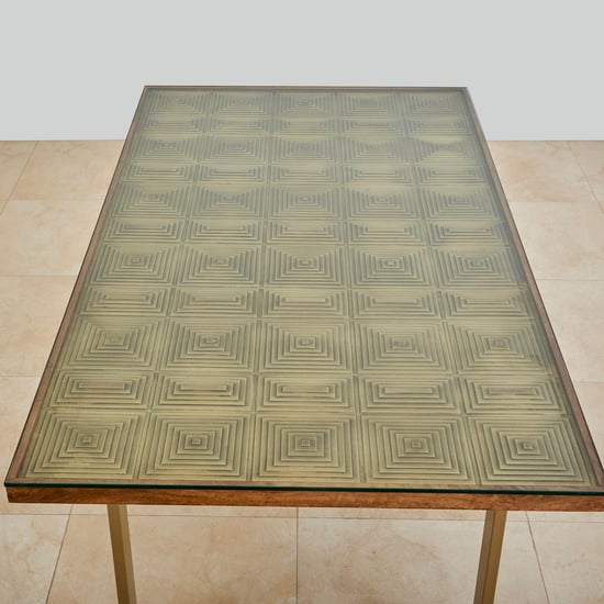 Varna Mango Wood 6-Seater Dining Set with Chairs - Brown