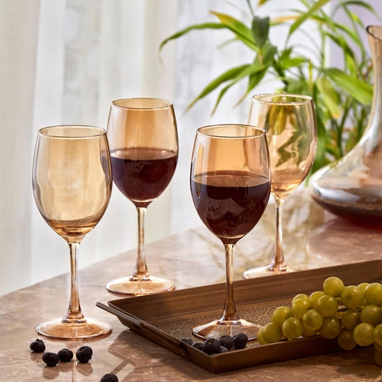 Showstopper Seong Amber Wine Glass - 330ml - Set of 4