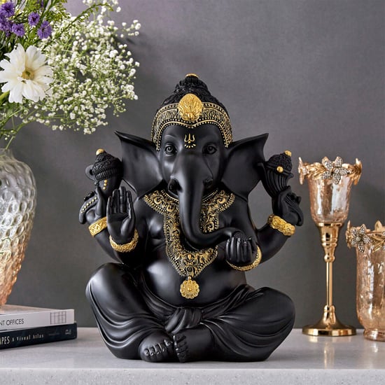 Dhayana Polyresin Ganesha Figurine