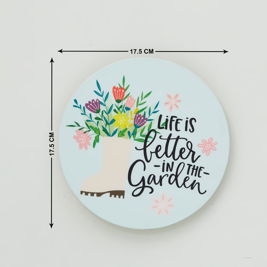 Spinel Wood Garden Quoted Hanging Picture Frame - 17.5x17.5cm