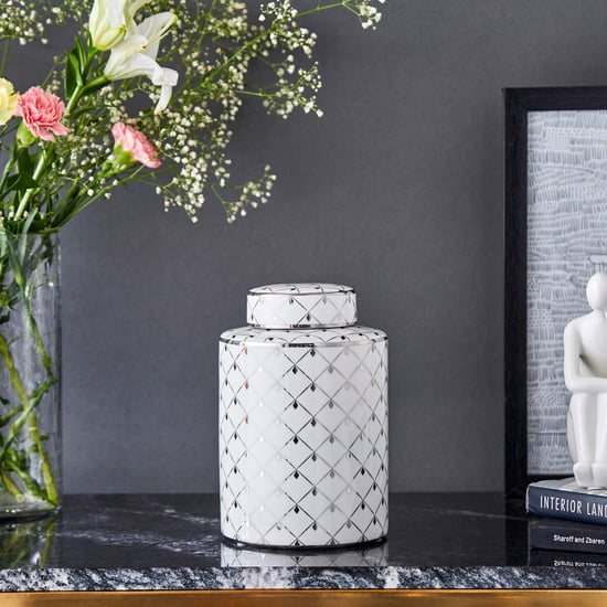 Glitz D�cor Dennis Ceramic Canister