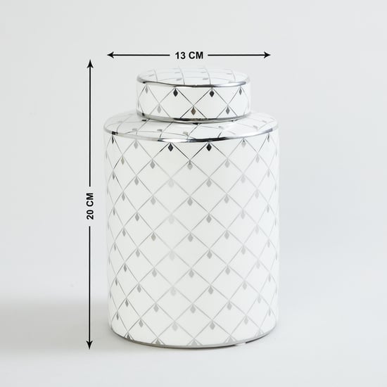 Glitz D�cor Dennis Ceramic Canister