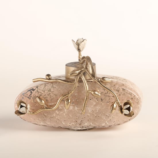 Moksha Decor Glass Oval Decorative Canister