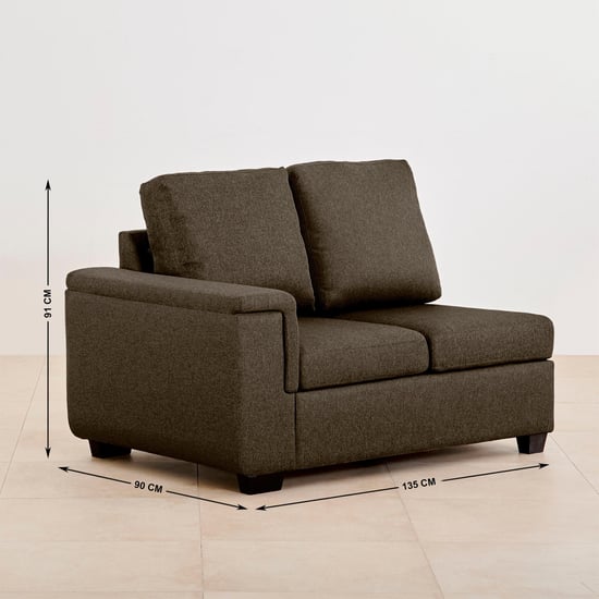 Signature NXT Fabric 7-Seater Sectional Sofa - Brown