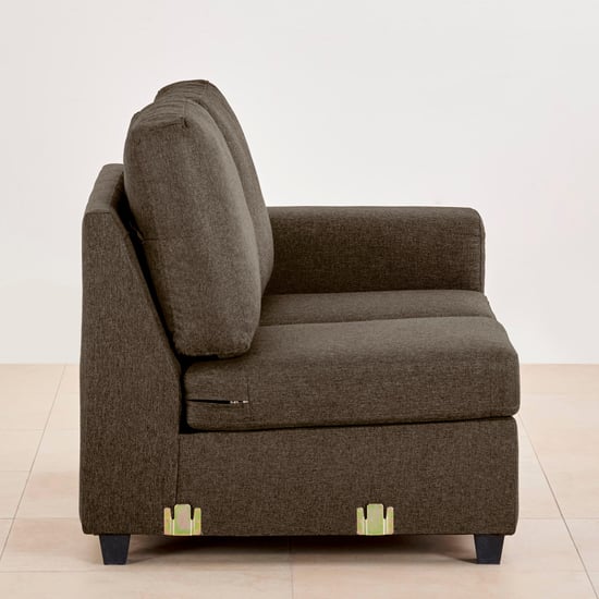 Signature NXT Fabric 7-Seater Sectional Sofa - Brown