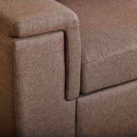 Signature NXT Arden Fabric 3-Seater Sectional Sofa with Right Chaise - Brown