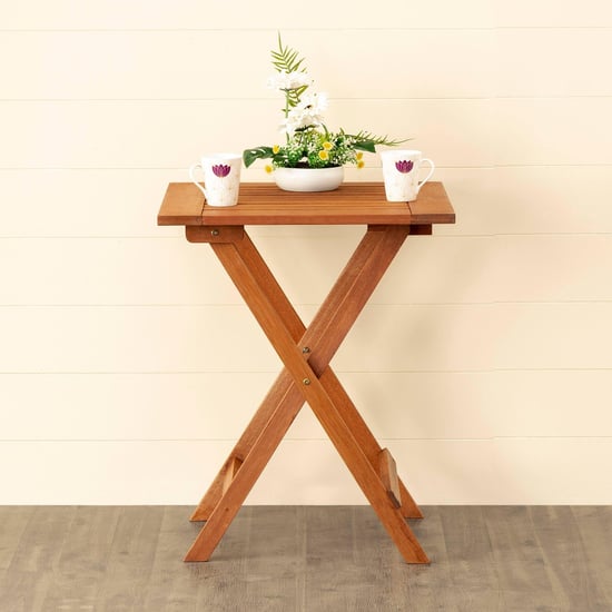 Juliet NXT Mango Wood Folding Outdoor Table - Brown