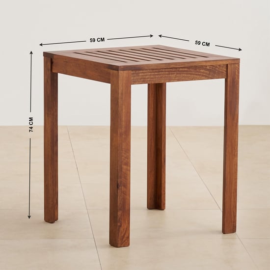 Romero Mango Wood Outdoor Table - Brown
