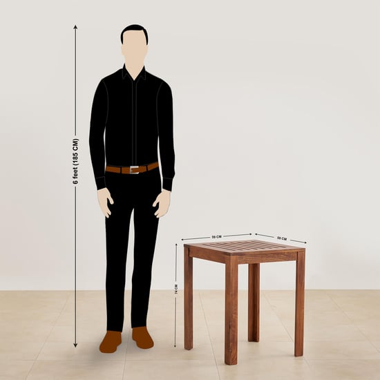 Romero Mango Wood Outdoor Table - Brown