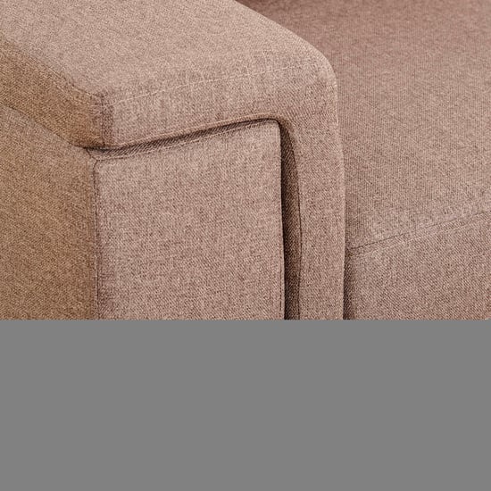 Signature Fabric 5-Seater Sectional Sofa with Right Chaise - Brown