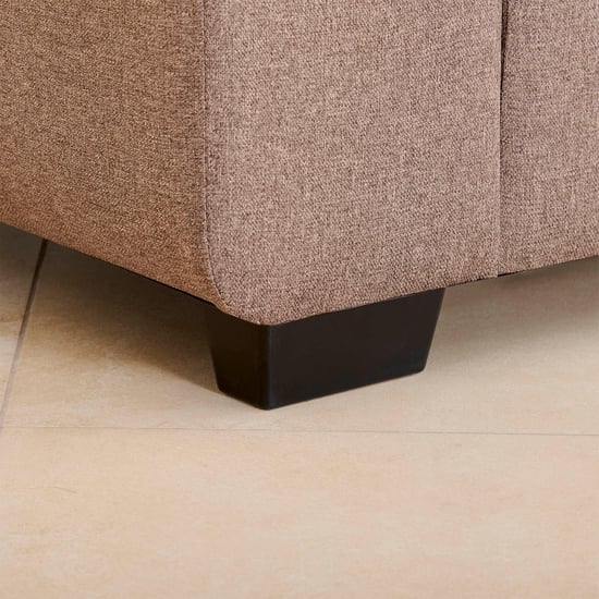 Signature Fabric 5-Seater Sectional Sofa with Right Chaise - Brown