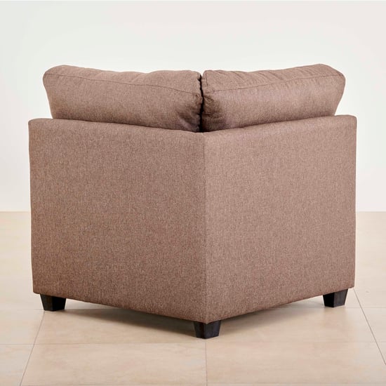 Signature Fabric 5-Seater Sectional Sofa with Right Chaise - Brown