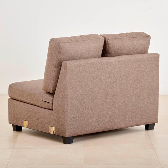 Signature Arden Fabric 6-Seater Sectional Sofa with Right Chaise - Brown