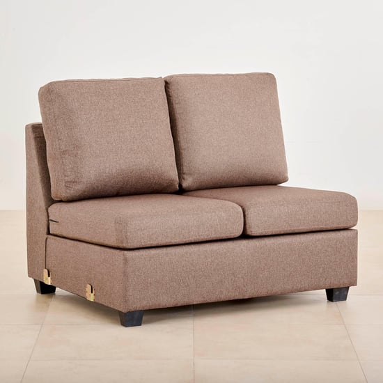 Signature Arden Fabric 6-Seater Sectional Sofa with Right Chaise - Brown