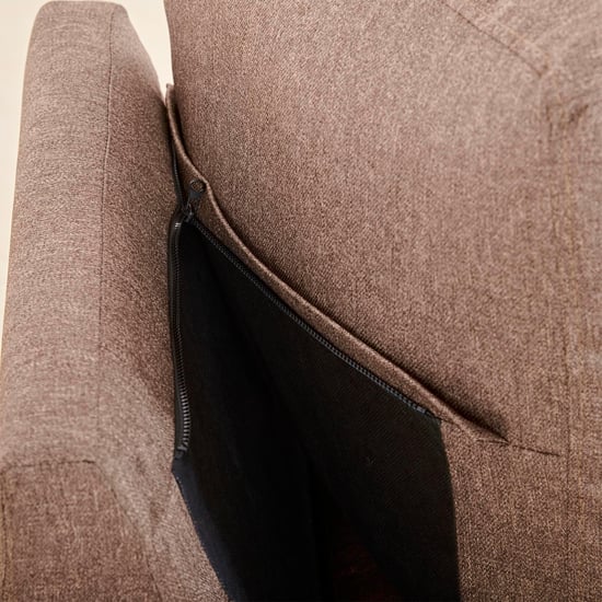 Signature Arden Fabric 6-Seater Sectional Sofa with Right Chaise - Brown