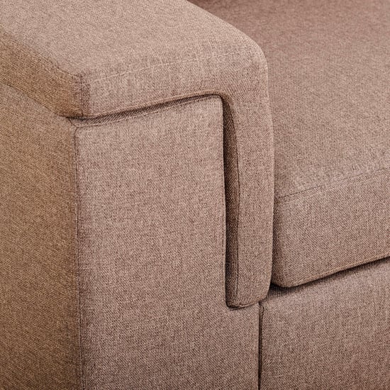 Signature Arden Fabric 6-Seater Sectional Sofa with Right Chaise - Brown