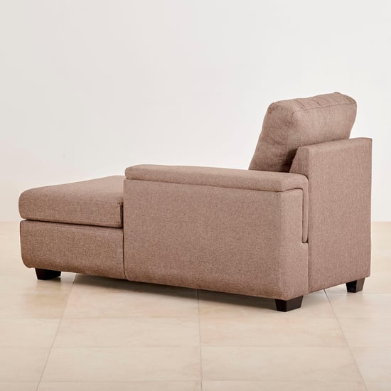 Signature Arden Fabric 6-Seater Sectional Sofa with Right Chaise - Brown