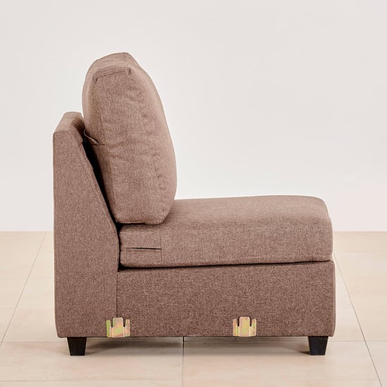 Signature Arden Fabric 6-Seater Sectional Sofa with Right Chaise - Brown