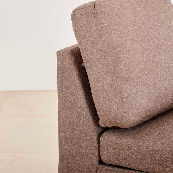 Signature Arden Fabric 6-Seater Sectional Sofa with Right Chaise - Brown