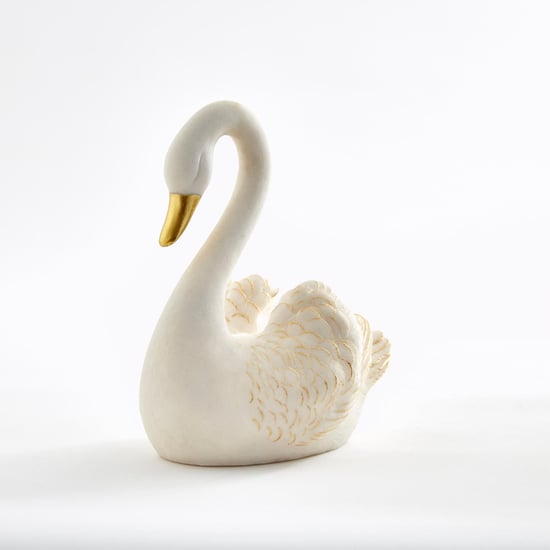 Magnus Set of 2 Polyresin Swan Figurines